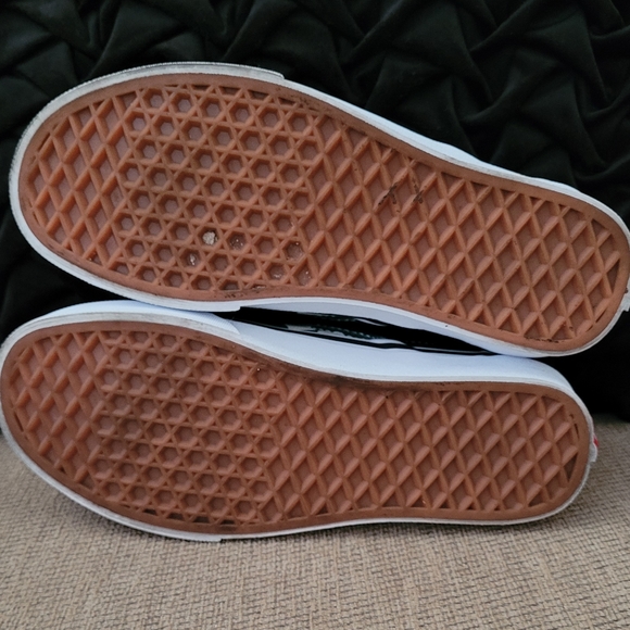 VANS UNISEX CLASSIC SLIP ON GREEN CHECKERBOARD SNEAKERS - Picture 10 of 13